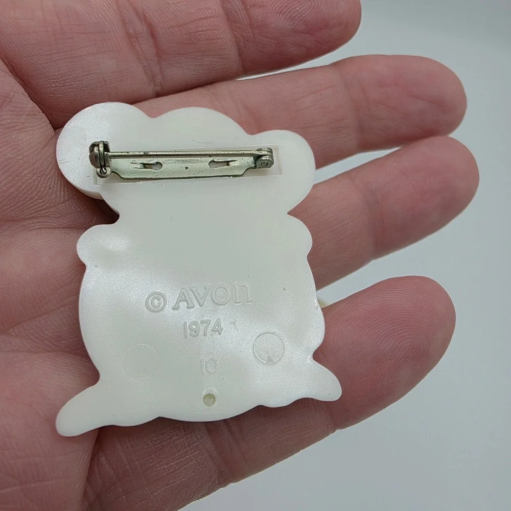 Avon‎ Minute Mouse Pin Clock Feature Vintage 1974 Kitsch Accessory One Size